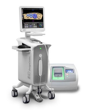Illustration du système de dentisterie CAO/FAO E4D