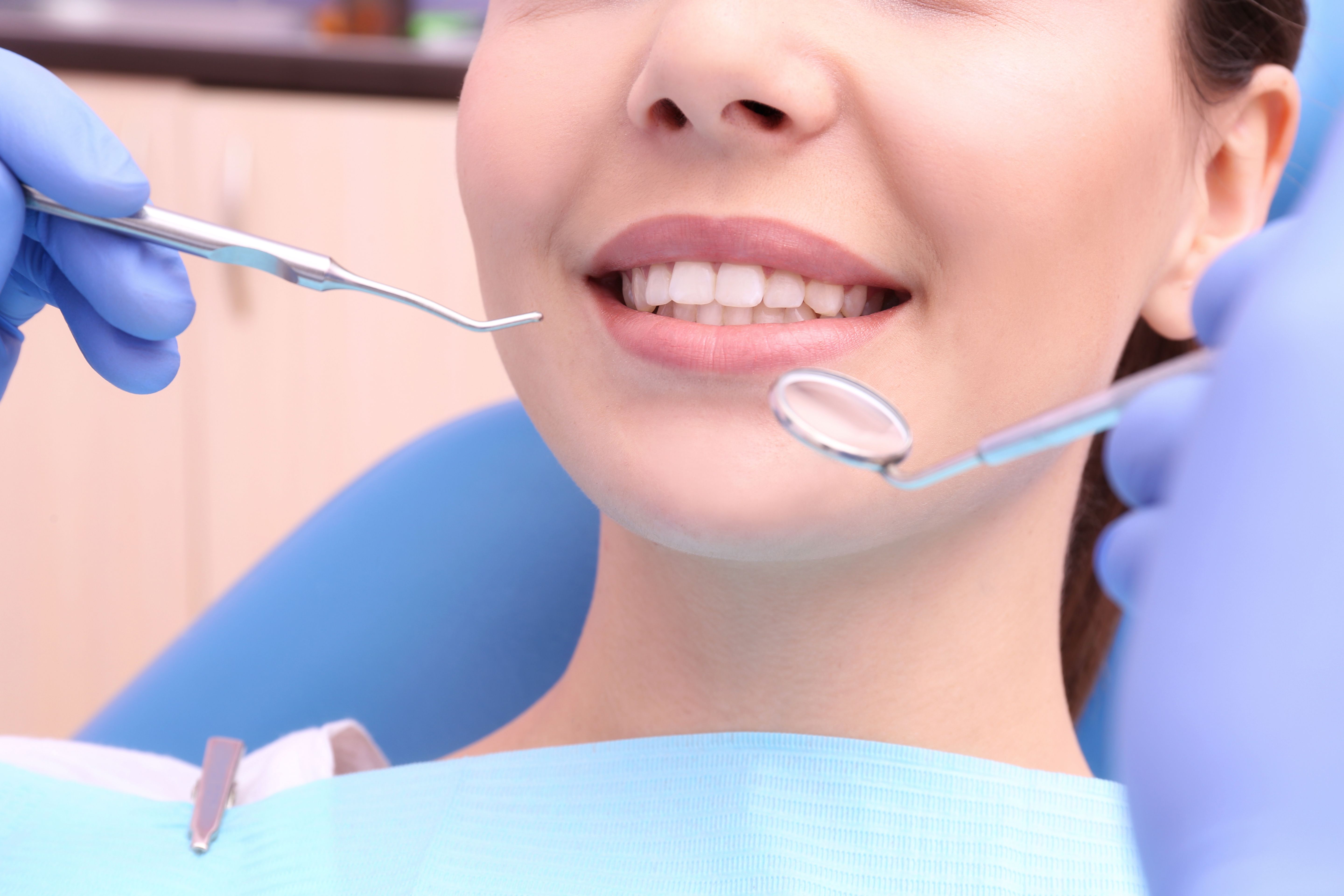 image of woman undergoing general dental services